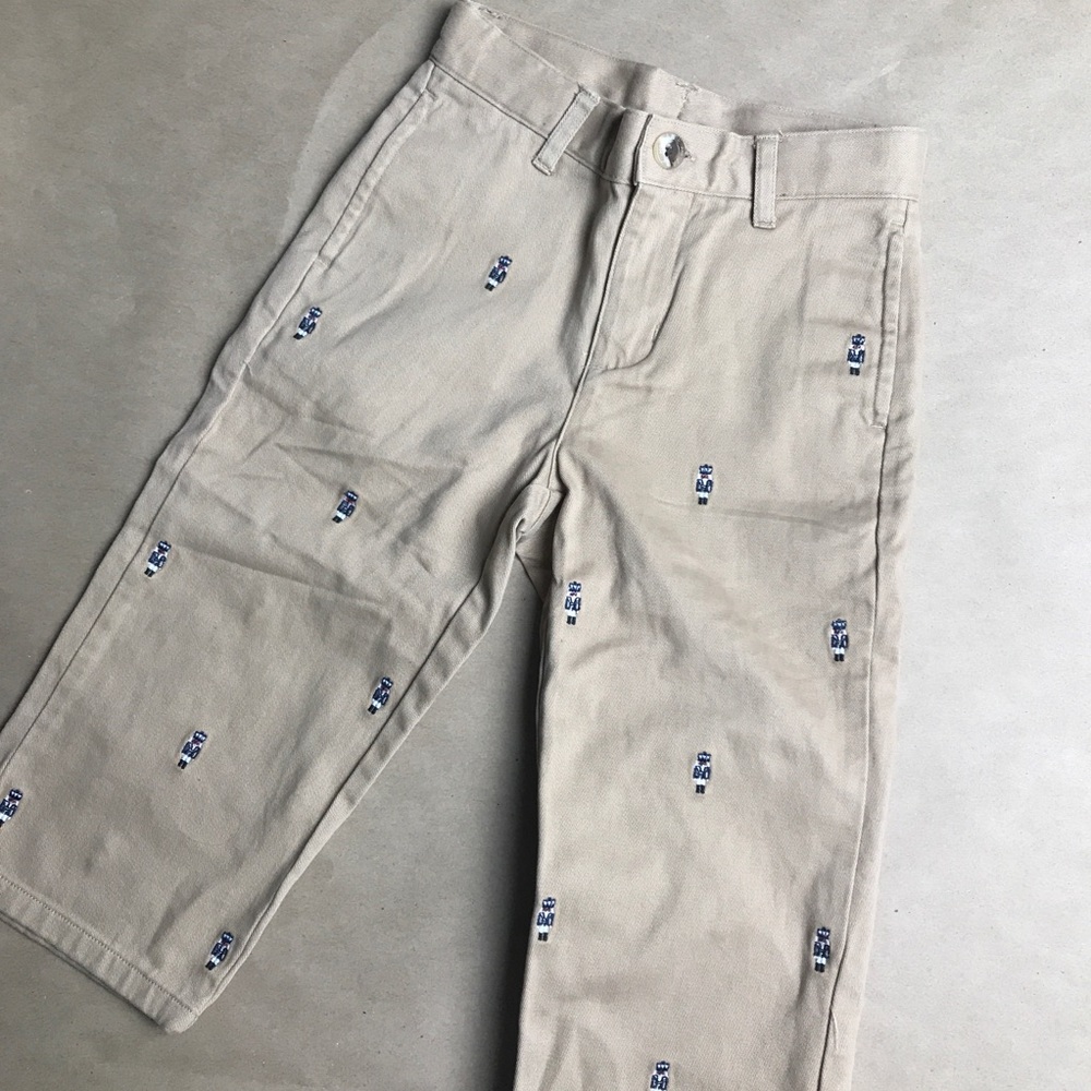 NWT Janie & Jack Nutcracker Khaki Boy Pants